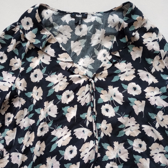PAIGE▪️Lila Floral Long Sleeve Blouse - Picture 2 of 7